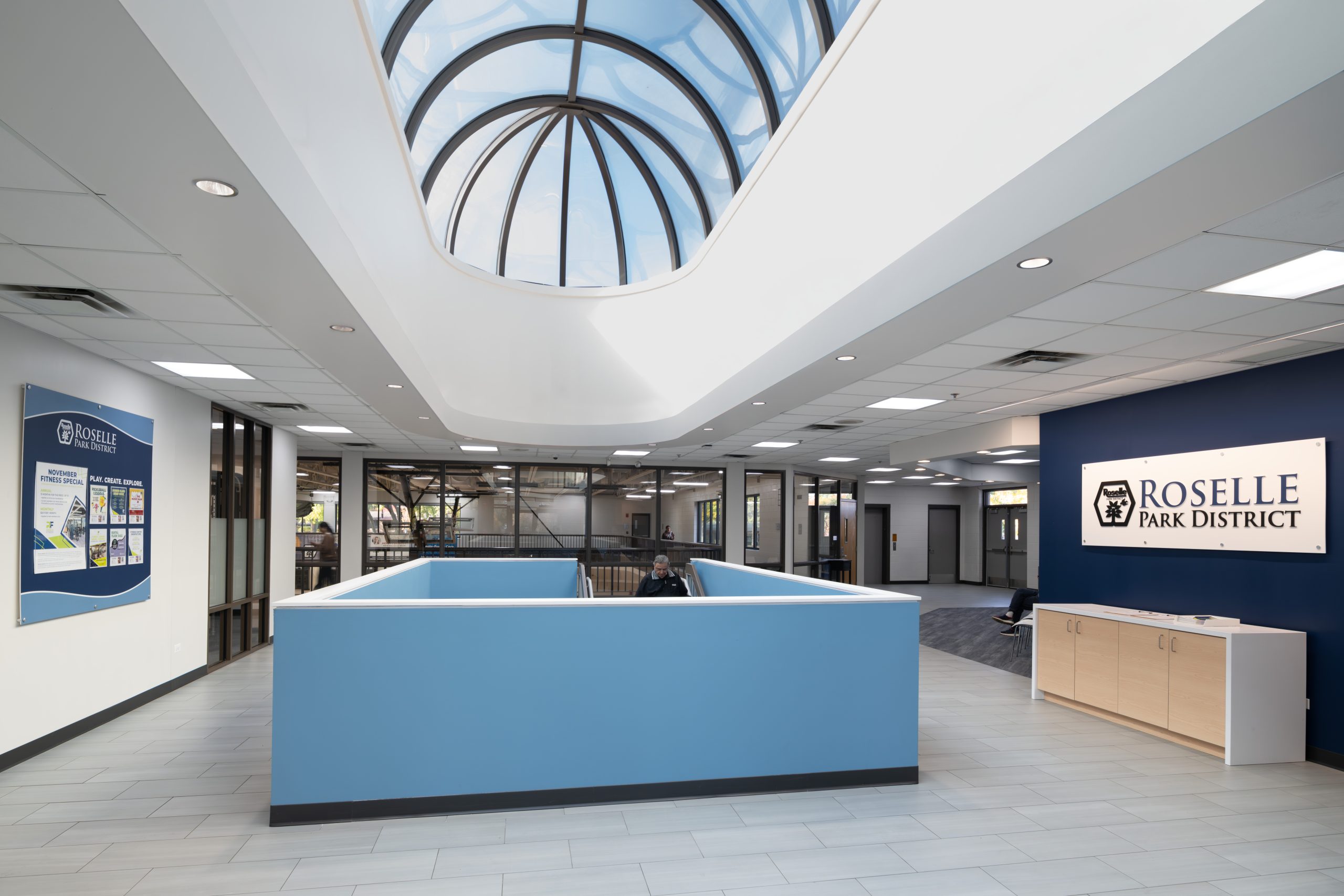 Clauss Fitness Center Lobby Stair